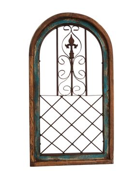 Chaparral-Turquoise Rustic Window-16x28 inches-Wall Decor
