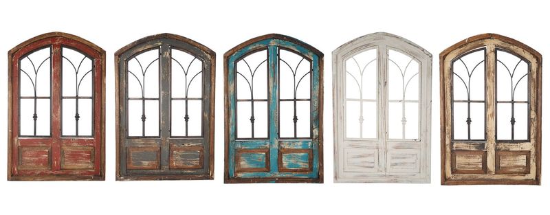 San Miguel Small--Rustic Architectural Wall Window-24x36 inches-Small