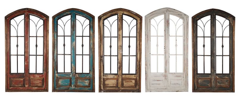 San Miguel Medium--Rustic Architectural Wall Window-24x48 inches-Medium