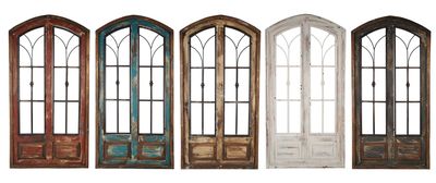 San Miguel Medium--Rustic Architectural Wall Window-24x48 inches-Medium