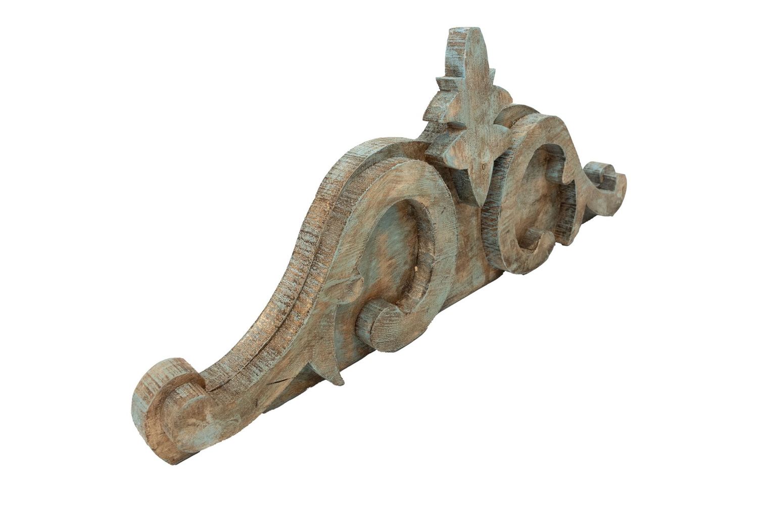 Sedona Rustic Wall Door Topper-24Lx10Hx2D-inch-Turquoise