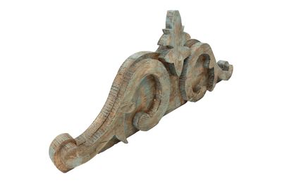 Sedona Rustic Wall Door Topper-24Lx10Hx2D-inch-Turquoise
