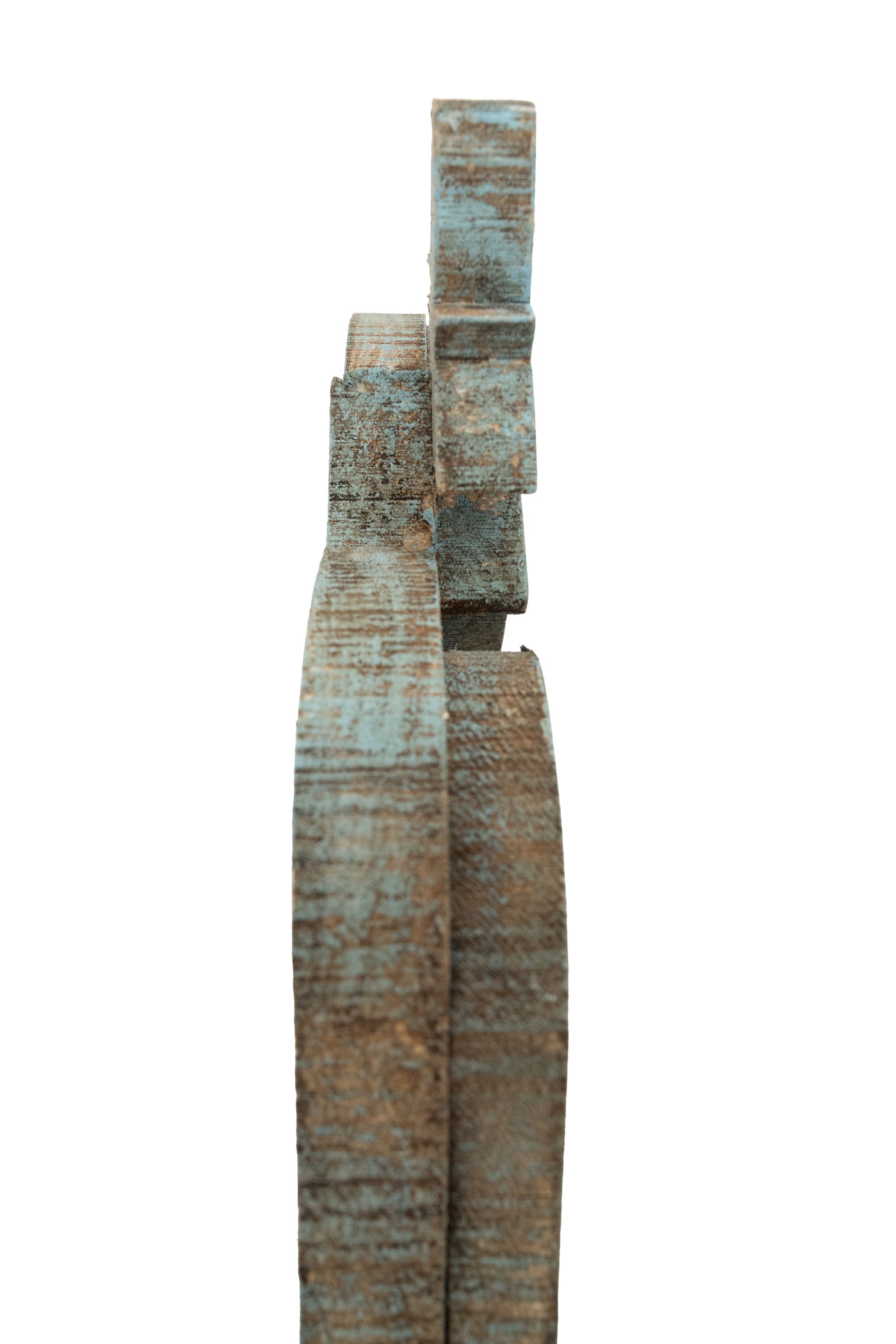 Sedona Rustic Wall Door Topper-24Lx10Hx2D-inch-Turquoise