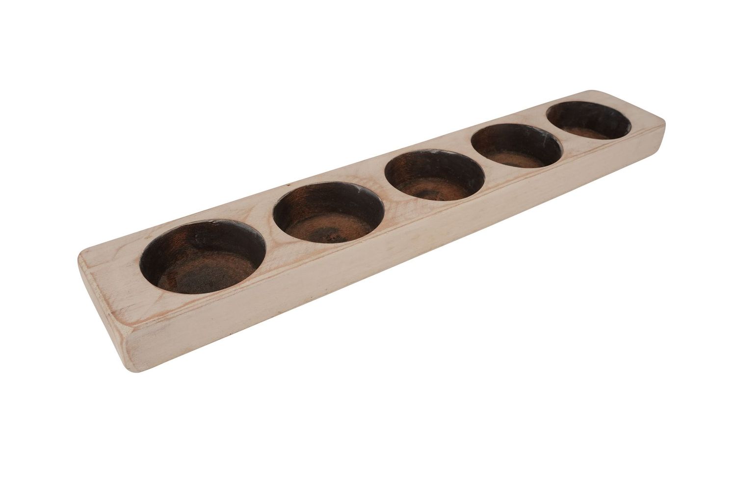 Cheese Mold-5 Hole-Rustic-Candle Ready-Clearance-White-$15
