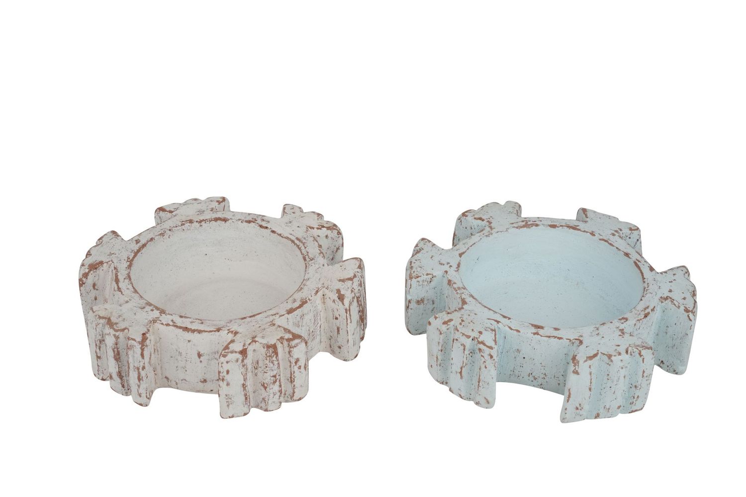 Snowflake Clay Candle Ready Vessel-Clay Snowflake-9x9 inches-Two Colors
