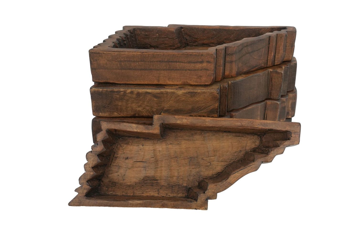 State of Tennessee Bowl-13 x 6 x 2 in-Wood-Handmade-Candle Ready-Carved-Waxed-Tennessee
