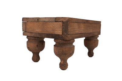 Small-Reclaimed Wood Cake Table-Repurposed-12x8x7H-Riser-3 Color Choices