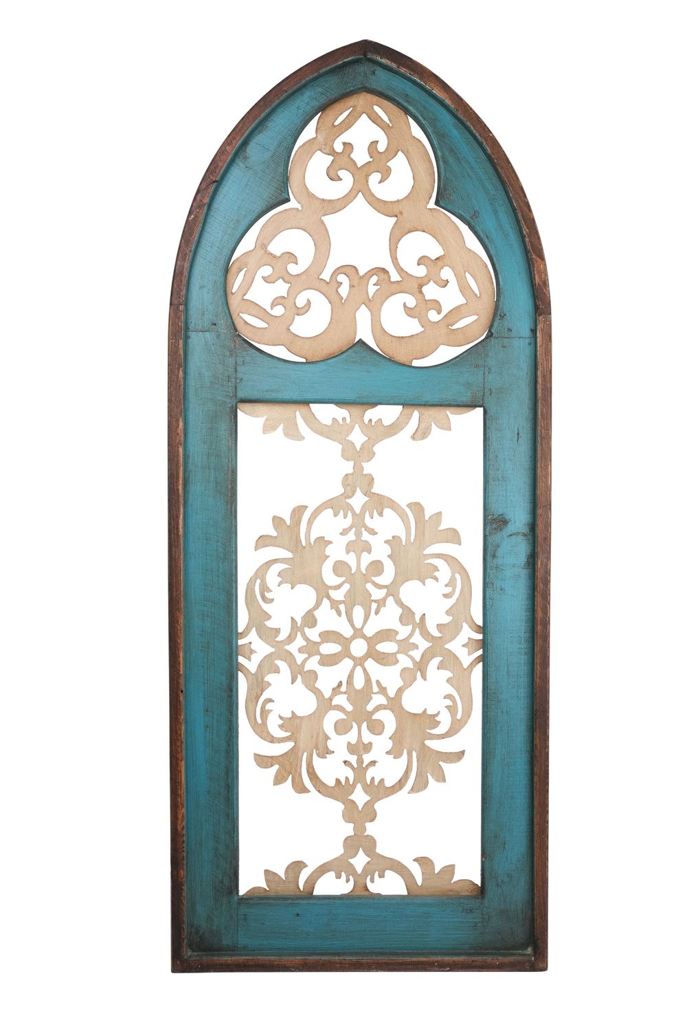 Kendall Creek Wall Decor Window-Turquoise-20x47 inches-NEW