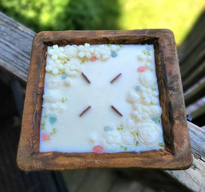 Farmhouse Square Dough Bowl-Colors-6-8 x 2.5 inches