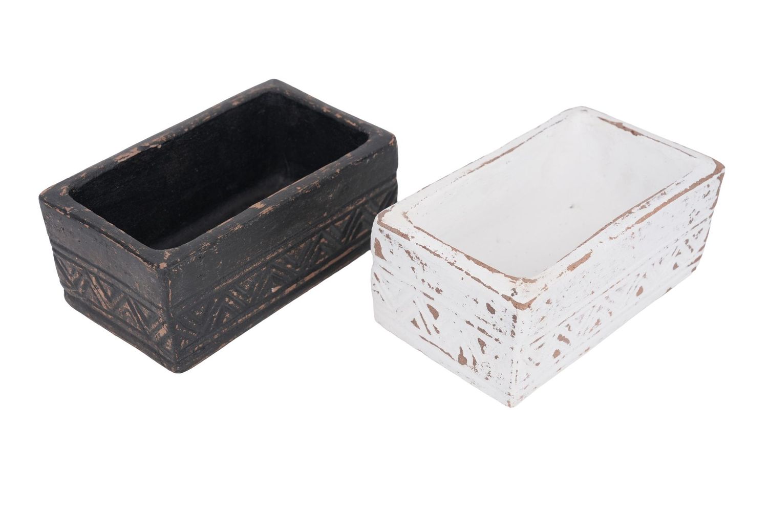 Aztec Clay Candle Vessel-Candle Ready-4.5x8 inches-2 Color Choices