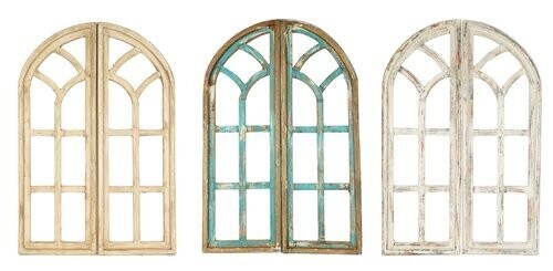 Gothic Revival Windows-(Pair)-24x36-Three Colors