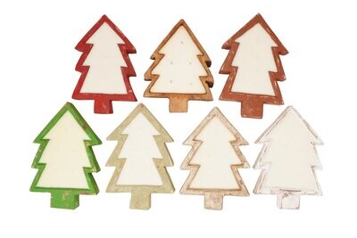 Christmas Tree-Large-Dough Bowl-Farmhouse-Candle Ready-Pine Tree-10x14 inches-