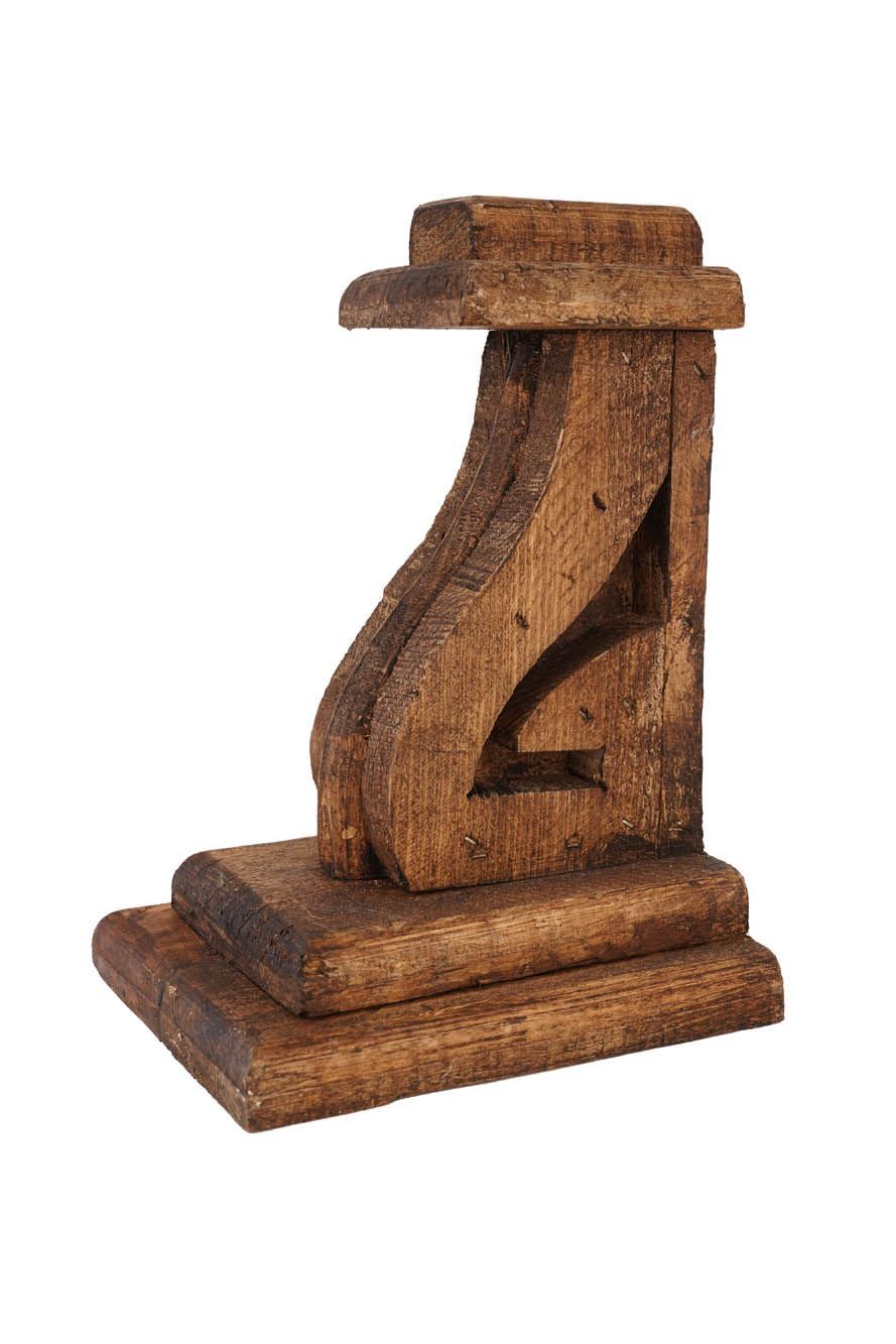 Mini Farmhouse Wood Corbel-Mini-Bookends-5Wx7Dx9H inches-Mini-3 Colors, COLOR: Waxed
