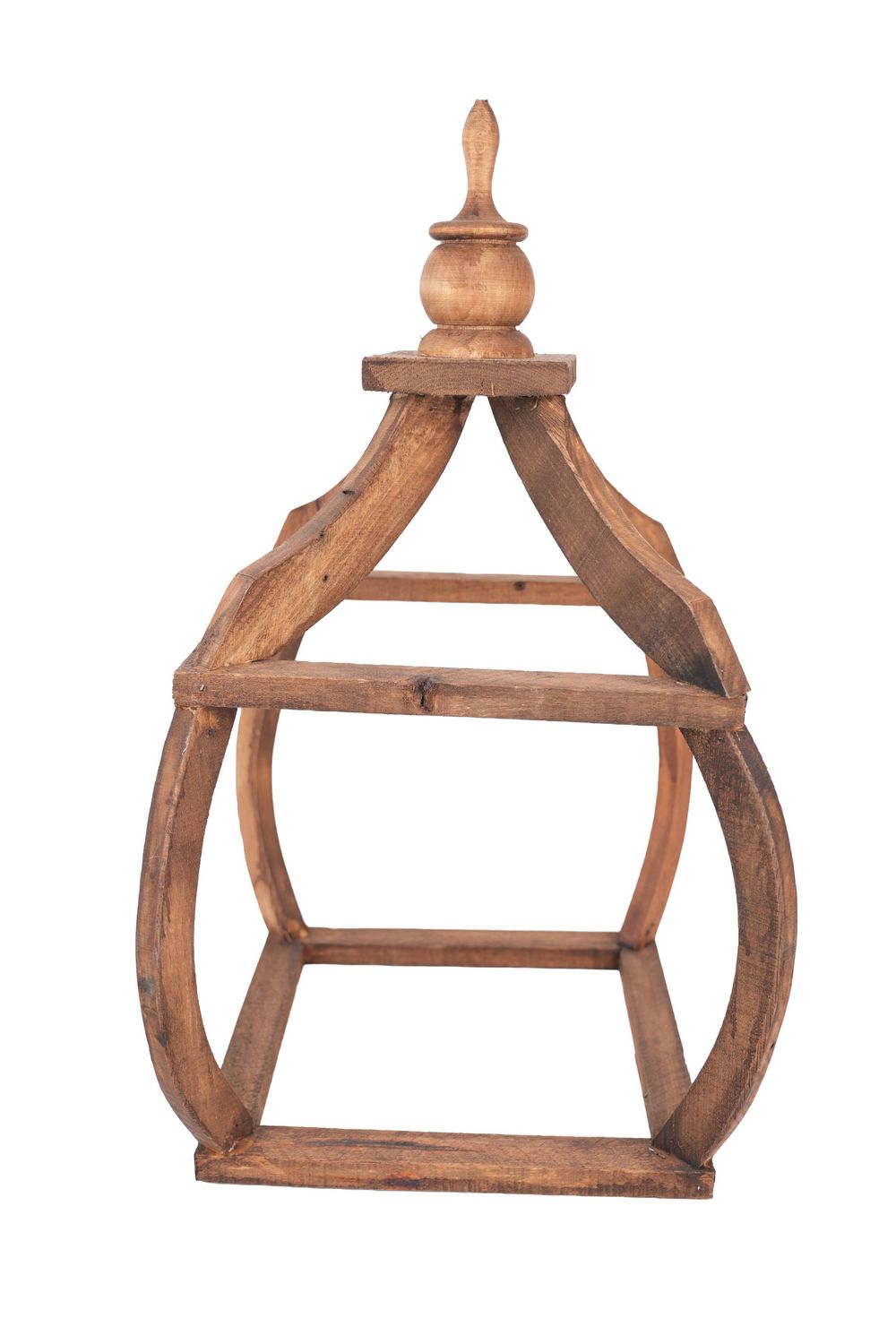 Globe Farmhouse Wood Lantern-Home Decor-Rustic-Centerpiece-12x12x25 inches-NEW Globe Farmhouse Wood Lantern-Home Decor-Rustic-Centerpiece-12x12x25 inches-NEW, Colors: Waxed Brown