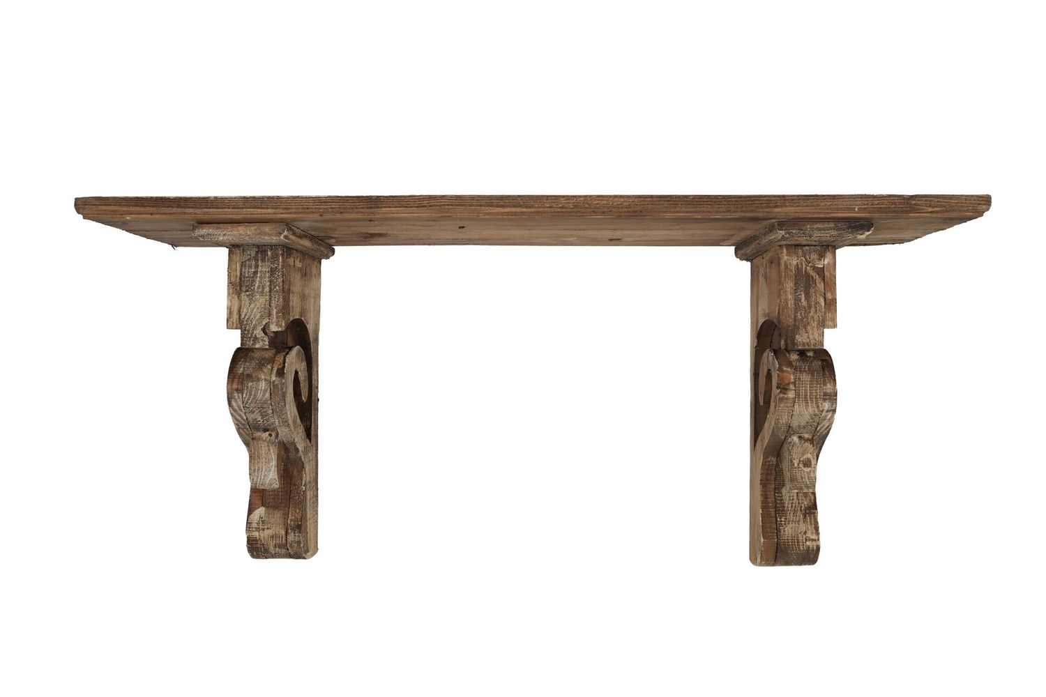 Sundance Rustic Wooden Wall Shelf-Corbels-36Wx9Dx17H-NEW