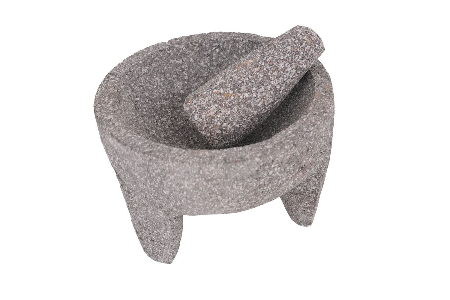 Mortar & Pestle-Molcajete-Mexican-Stone-Grinder-Kitchen-NEW
