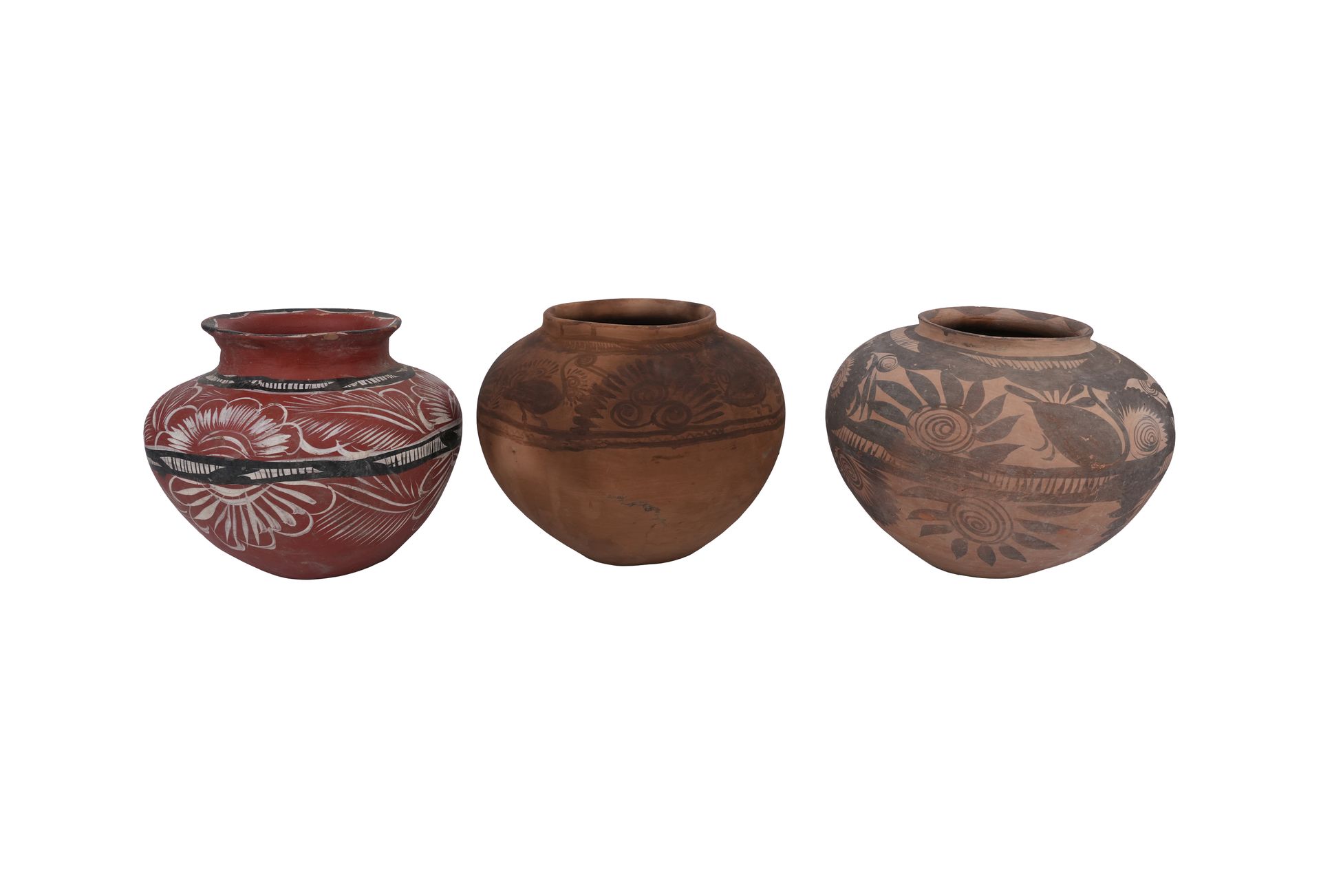 Vintage-Antique Huasteca Pot-Clay Olla-Old Original-Gorgeous