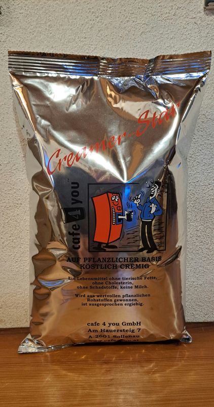 Creamer Star - Kaffeeweißer auf pflanzlicher Basis