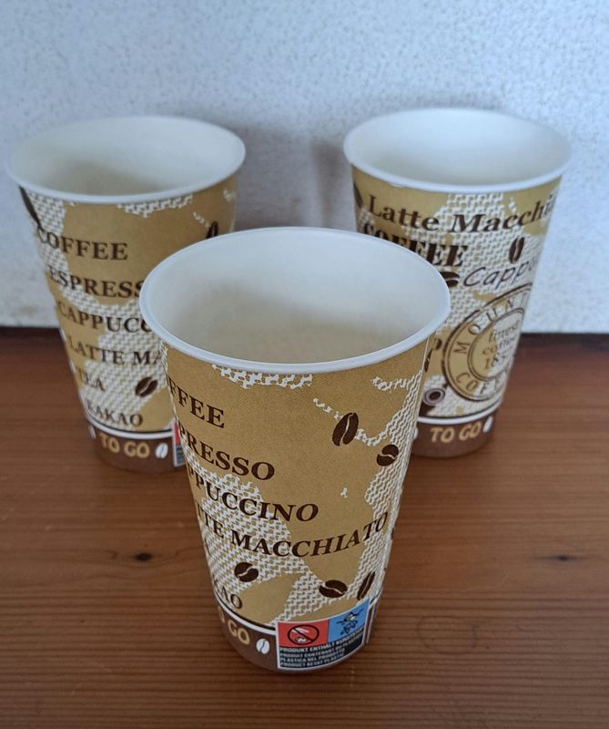 Umwelt Becher 300 ml aus Papier