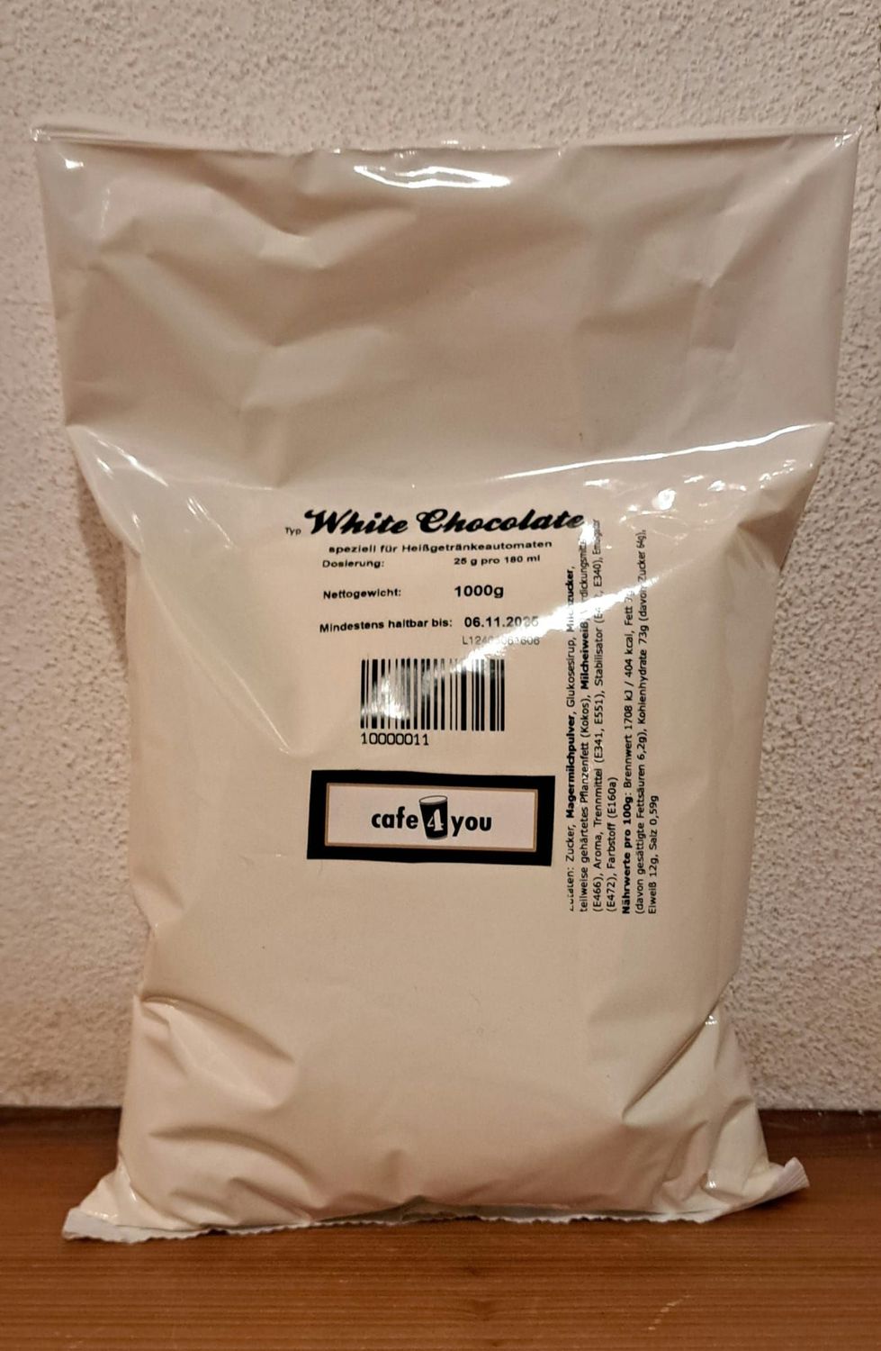 Weiße Schokolade Gastro
