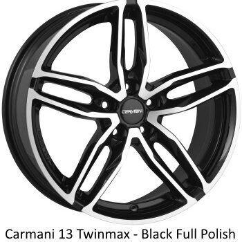 CA 13 Twinmax black polish 8x18