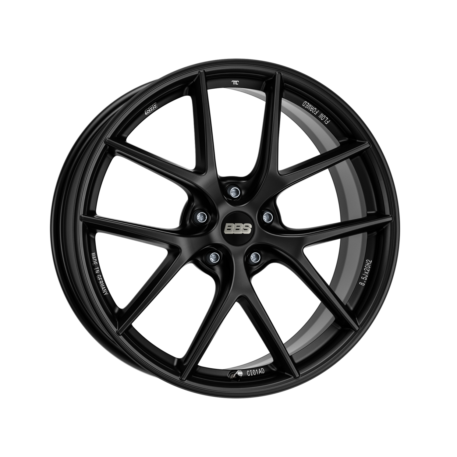 BBS Unlimited CI-R 8x19 schwarz seidenmatt