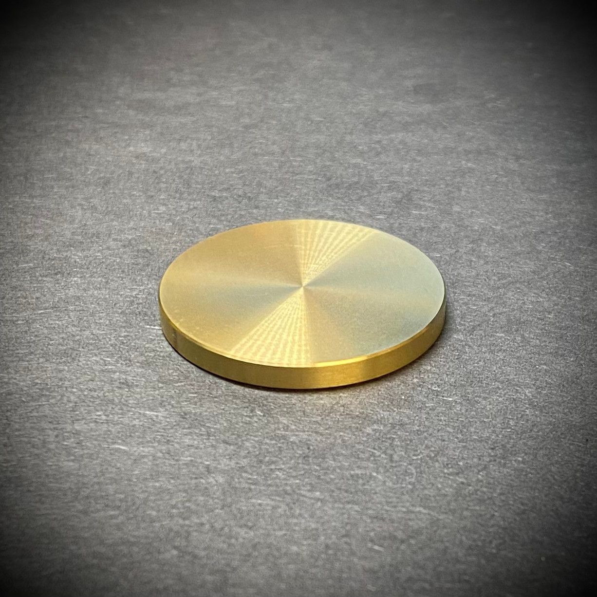 Premium Milled Metal Ball Marker, Edge Profile: Smooth
