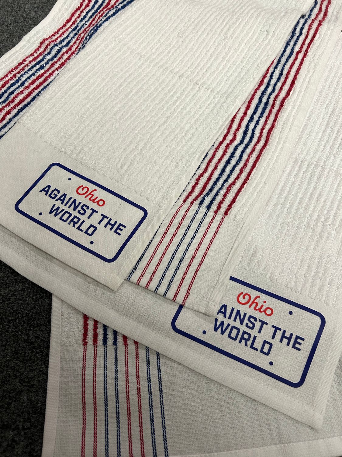 Logo Print Caddy Towel