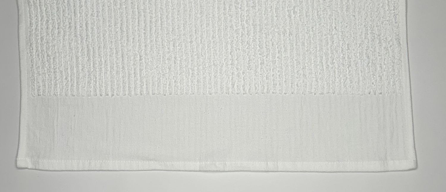 Logo Print Caddy Towel, Towel Color: White - White Stripes