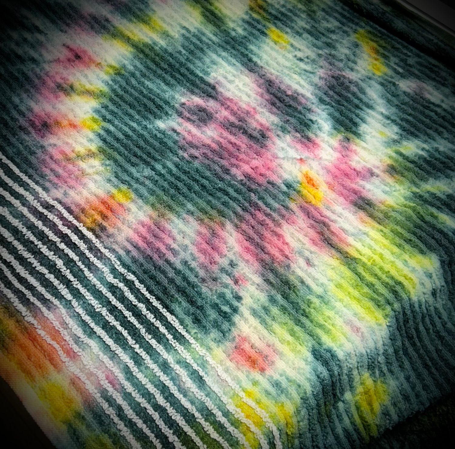 Tie Dye Caddy Towel