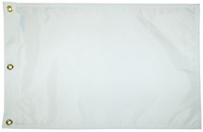 Embroidered Pin Flag, Fastener Type: Grommets, Flag Color: White