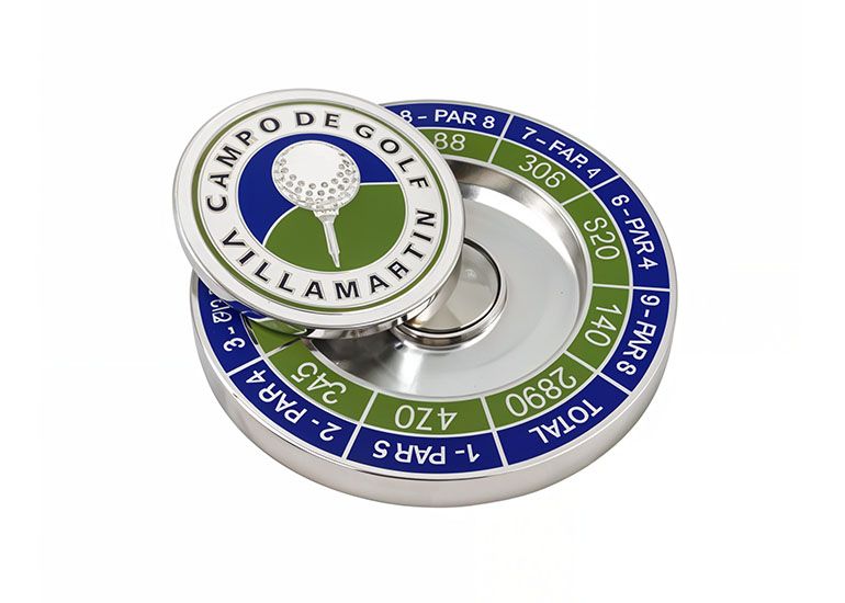 Metal 2-Piece Magnetic Die Struck Ball Marker