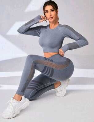 Seamless Raglan Sleeve Sports Set