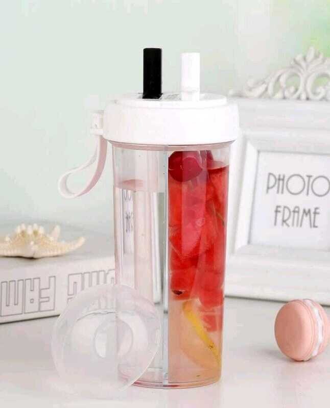 Double Straw Bottle