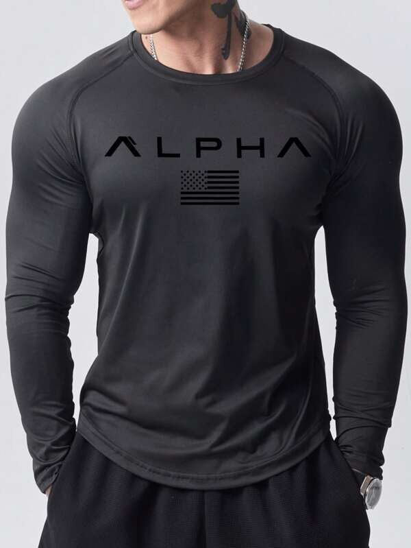 Daily &amp; Casual Men Raglan Sleeve Sports
