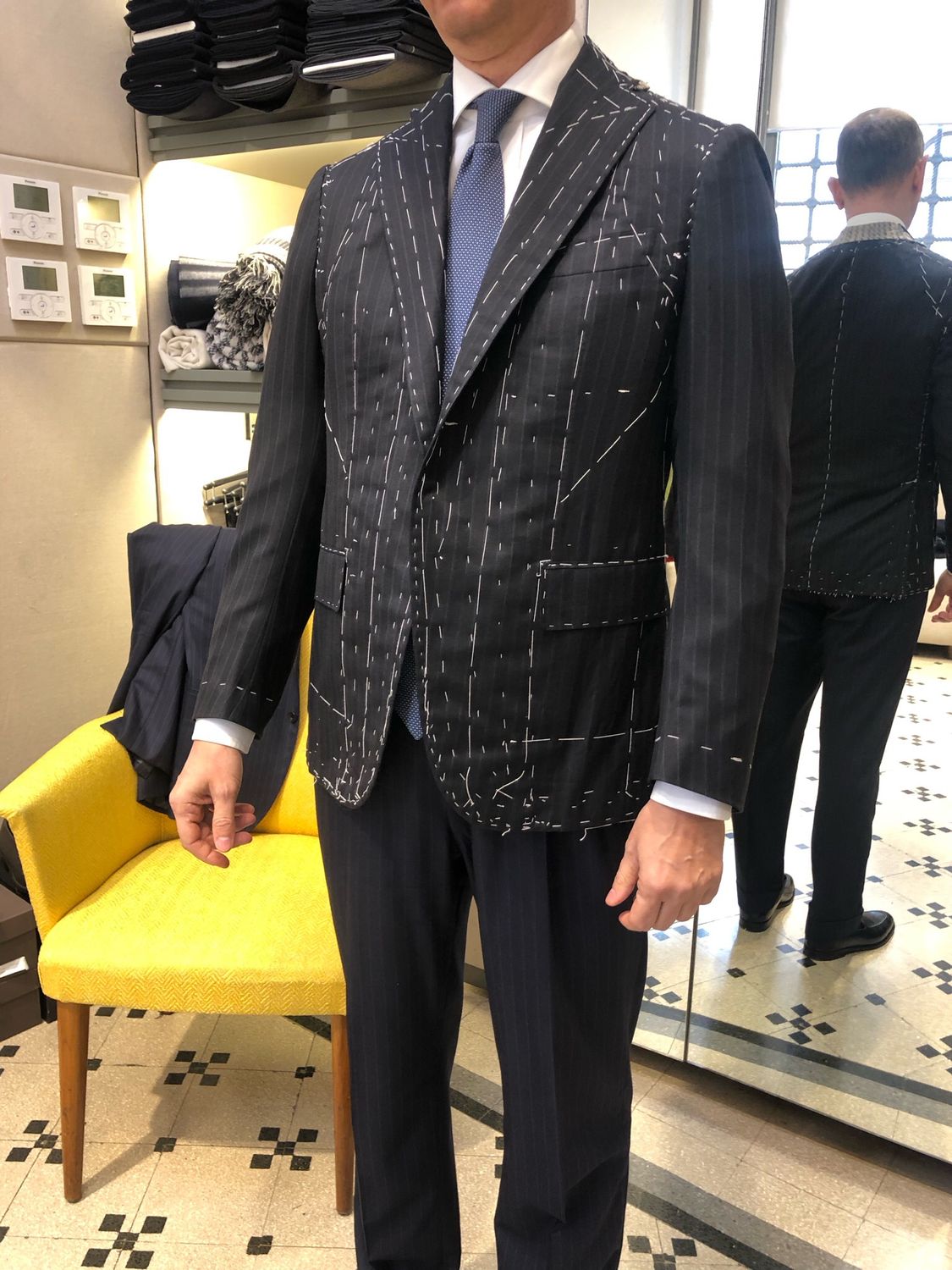 Full bespoke suit Ermenegildo Zegna fabric