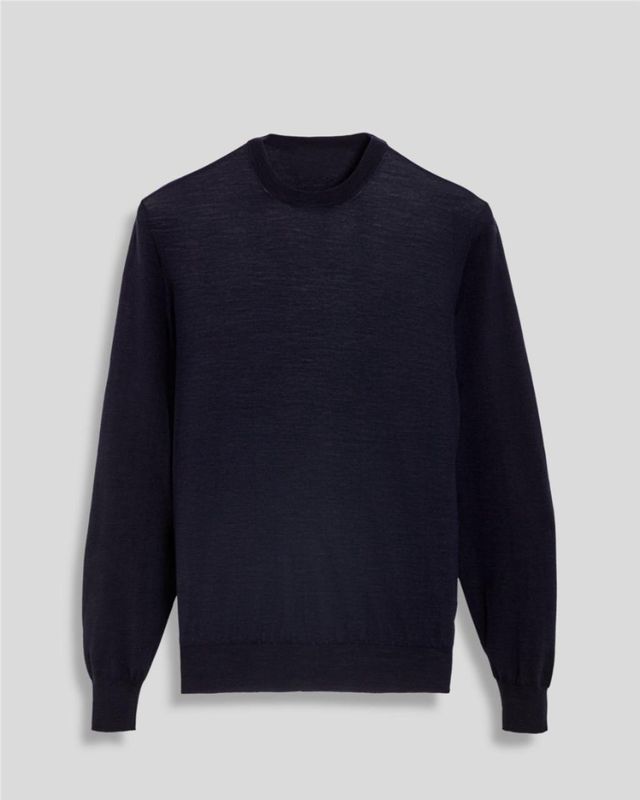Knitwear: Maglia girocollo super light in misto cashemere