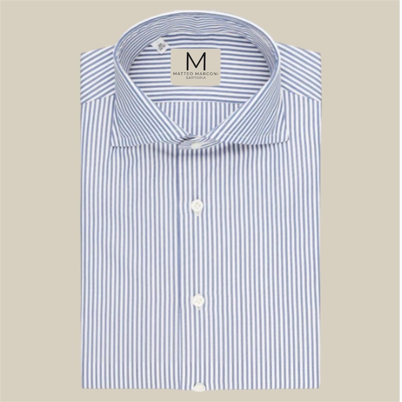 1 Camicia &quot;Top Premium&quot; cotone alta qualità, bottone madreperla, iniziali e millesimatura