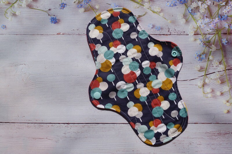 Serviette hygiénique lavable &quot;jour&quot;