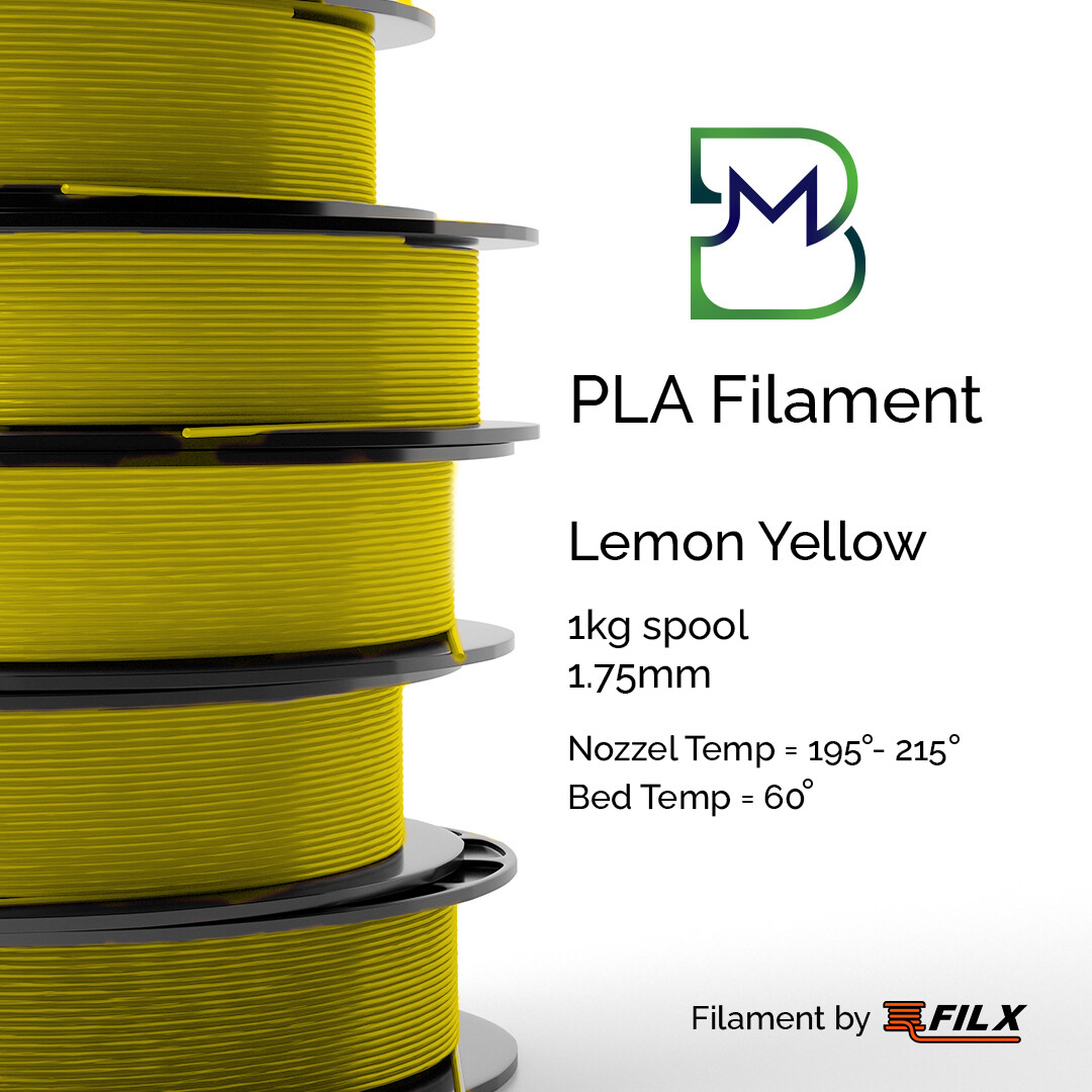 Fil X Lemon Yellow PLA 1.75mm Filament