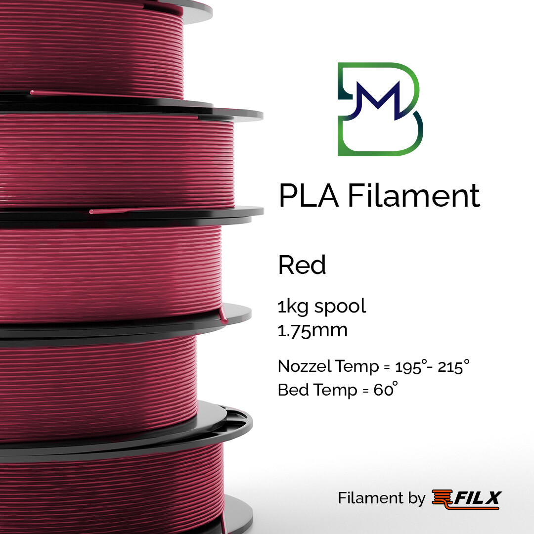 Fil X Red PLA 1.75mm Filament