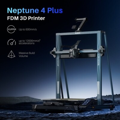 Elegoo Neptune 4 Plus - Large High Speed 3D Printer