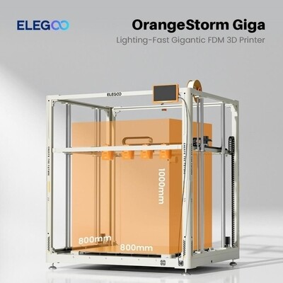 ELEGOO OrangeStorm Giga - Gigantic Volume Fast 3D Printer