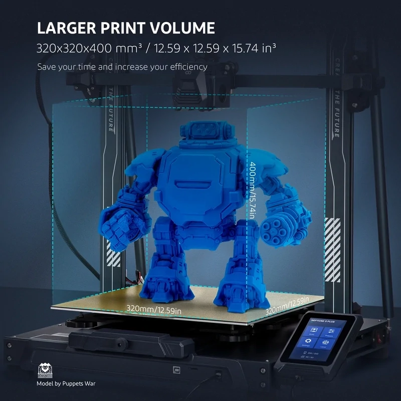 Elegoo Neptune 3 Plus - Large 3D Printer