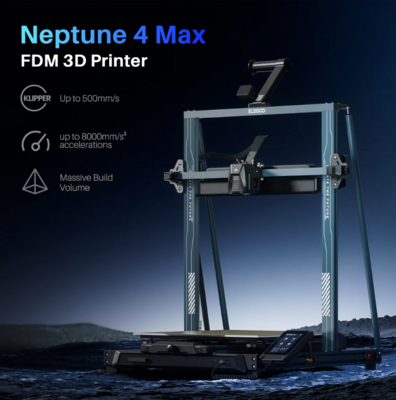 Elegoo Neptune 4 Max - XL High Speed 3D Printer