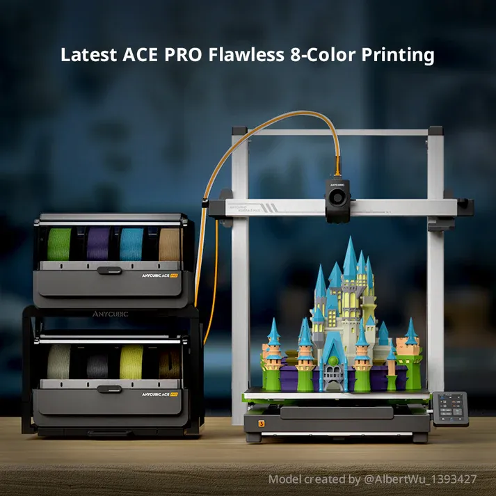 Anycubic Kobra 3 Max Combo 3D Printer
