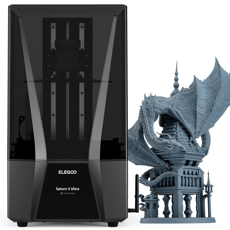ELEGOO Saturn 3 ULTRA - 12K High Speed Resin 3D Printer