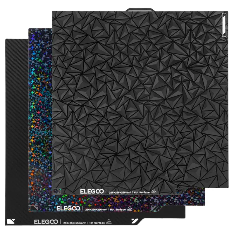 Dual-Sided Build Plate Pack for Elegoo Centauri Carbon (3 Pcs)