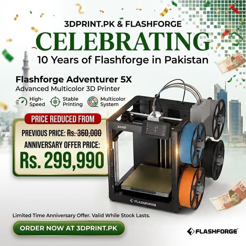 Flashforge AD5X - Multicolour High Speed 3D Printer
