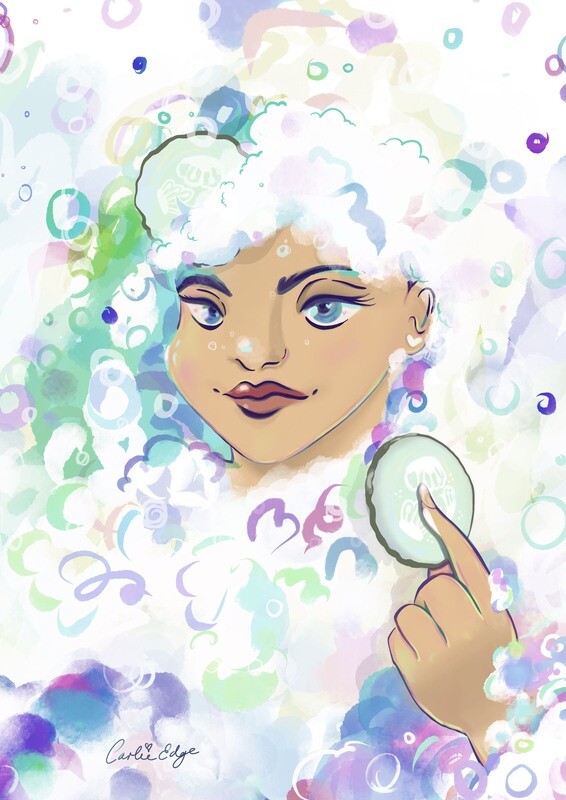 Bubbles, art print